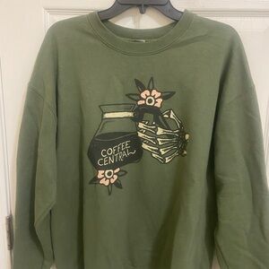 Halloween/Cofee design sweatshirt